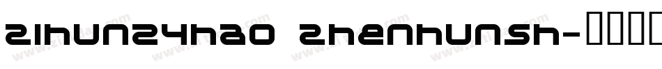 zihun24hao zhenhunsh字体转换